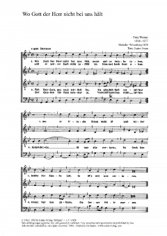 Wo Gott der Herr nicht bei uns (Fritz Werner) 