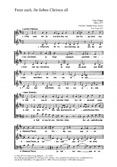 Freut euch, ihr lieben Christen all (Fritz Werner) 