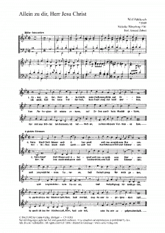 Allein zu dir, Herr Jesu Christ (Wolf Pahlitzsch) 