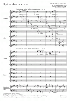 Il pleure dans mon coeur (Claude Debussy) 