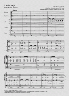 Laulu palju (Veljo Tormis) 