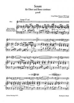 Sonate g-Moll von Georg Philipp Telemann 