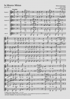 In Meeres Mitten op. 91 (Robert Schumann) 