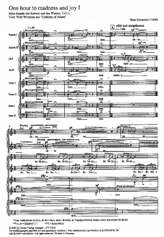 One hour To madness And joy (Hans Schanderl) 