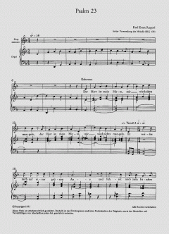 Psalm 23 Der Herr ist mein Hirt (Paul-Ernst Ruppel) 