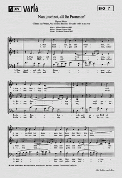 Nun jauchzet, all ihr Frommen (Wolfgang Wiemer) 