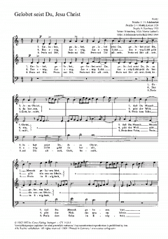 Gelobet seist du, Jesu Christ (Friedemann Gottschick) 