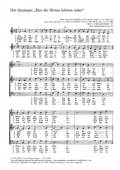 Den die Hirten lobeten sehre (Richard Rudolf Klein) 