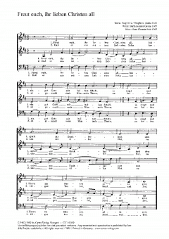 Freut euch, ihr lieben Christen (Hans Chemin-Petit) 