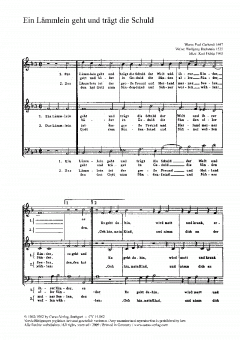 Ein Lämmlein geht (Kurt Fiebig) 