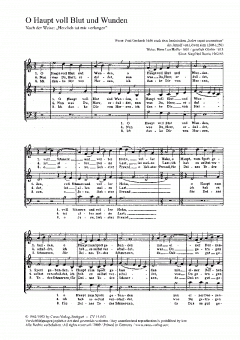 O Haupt voll Blut und Wunden (Siegfried Borris) 