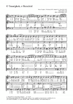 O Traurigkeit, o Herzeleid (Erwin Zillinger) 
