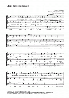 Christ fuhr gen Himmel (Ulrich Baudach) 