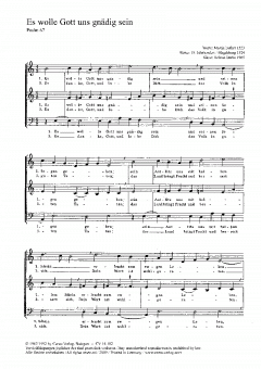 Es wolle Gott uns gnädig sein (Helmut Barbe) 