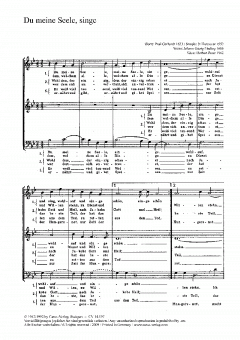 Du, meine Seele, singe (Herbert Peter) 