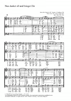 Nun danket all und bringet Ehr (Hans Poser) 
