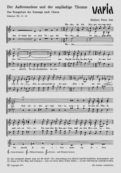 Der Auferstandene und der ungläubige Thomas (Herbert Peter) 