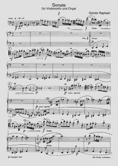 Sonate von Günter Raphael 