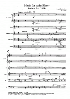 Musik für sechs Bläser (Erhard Karkoschka) 