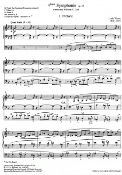Symphonie Nr. 4 in g-Moll op. 32 von Louis Vierne 