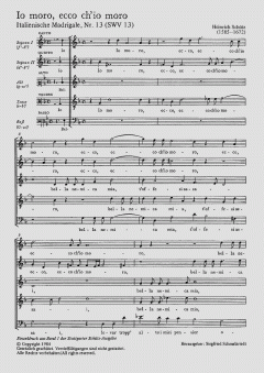 Io moro, ecco ch'io moro SWV13 (Download) 