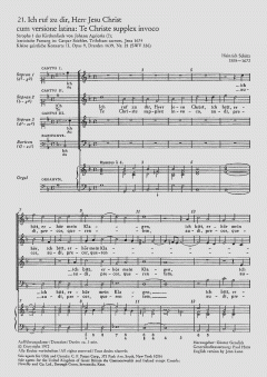 Ich ruf zu dir, Herr Jesu Christ SWV326 von Heinrich Schütz 