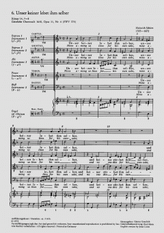 Unser keiner lebet ihm selber SWV374 (Heinrich Schütz) 