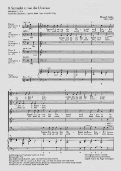 Sammlet zuvor das Unkraut SWV376 (Heinrich Schütz) 