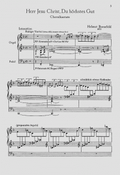 Herr Jesu Christ, du höchstes Gut BoWV59 (Helmut Bornefeld) 