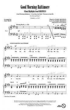 Good Morning Baltimore (Choral Highlights From Hairspray) (Mac Huff) 