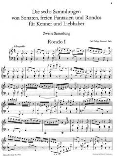 Die sechs Sammlungen 2 von Johann Sebastian Bach 