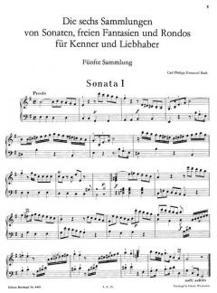 Die sechs Sammlungen 5 von Johann Sebastian Bach 