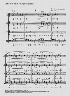 Alleluja und Pfingstsequenz (Karl-Michael Komma) 