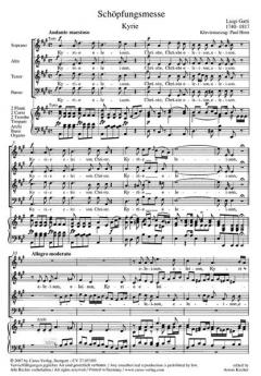 Schöpfungsmesse in A nach Joseph Haydn von Luigi Gatti (Download) 