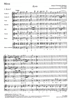Missa in d-Moll (Johann Christoph Altnickol) 
