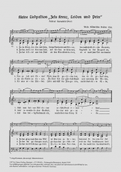 Kleine Liedpassion BoWV10 (Helmut Bornefeld) 