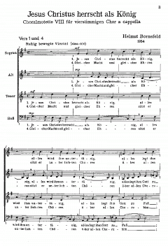 Jesus Christus herrscht als König BoWV41 (Helmut Bornefeld) 