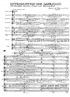 Introduktion und Capriccio BoWV115 (Helmut Bornefeld) 