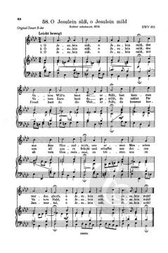 Geistliche Lieder und Arien von Johann Sebastian Bach 