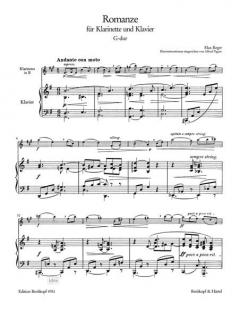 Romanze G-dur von Max Reger 