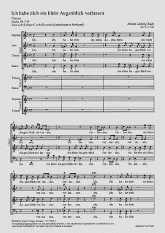 Ich habe dich ein klein Augenblick verlassen (Johann Ludwig Bach) 