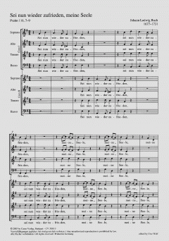 Sei nun wieder zufrieden, meine Seele (Johann Ludwig Bach) 