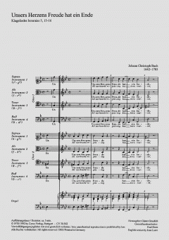 Unsers Herzens Freude (Johann Christoph Bach) 