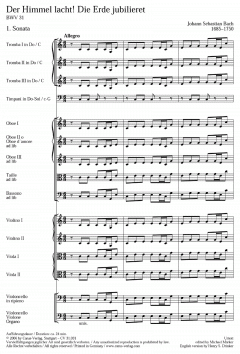 Der Himmel lacht! Die Erde jubilieret (J.S. Bach) 