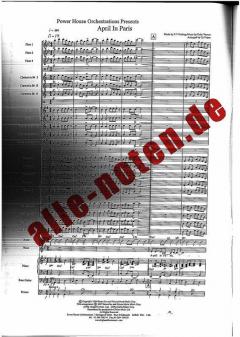 April In Paris von Vernon Duke 