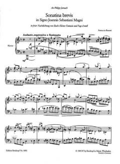 Sonatina brevis von Ferruccio Busoni 