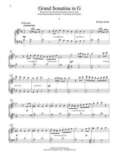 Grand Sonatina In G von Glenda Austin 