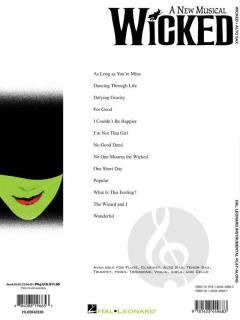 Wicked (A New Musical) von Stephen L. Schwartz 