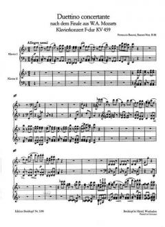 Duettino Concertante von Ferruccio Busoni 