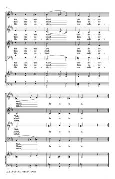 All Lust und Freud (All Desire And Joy) (Hans Leo Haßler) 